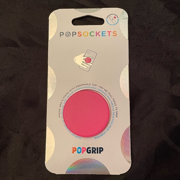 💗3 for $20💗 NWT Neon Pink Pop Socket - Picture 1 of 2